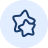 Two blue stars icon