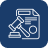 Legal document and gavel icon