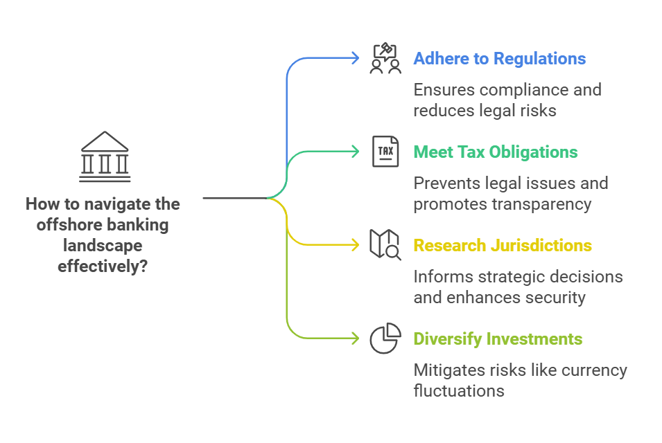 Offshore banking strategies for compliance and investment security.